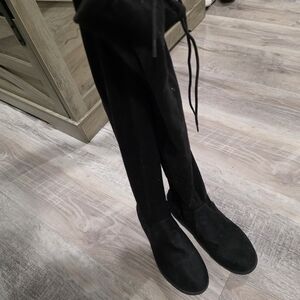 Elegant Black Over-the-Knee Women's Boots